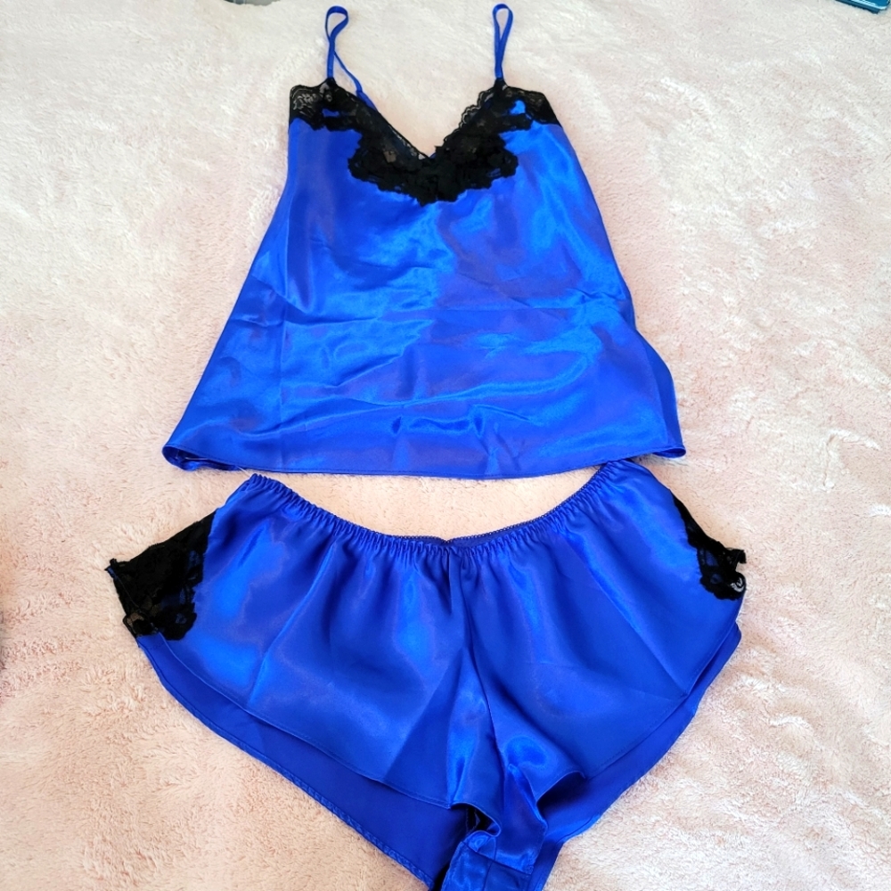 2 for $20 Frederick's smooth lace camisole and shorts set